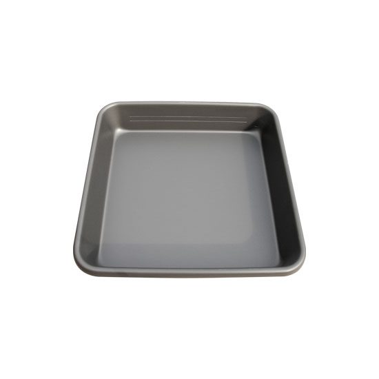 Square Deep Dish Pizza Pan, Black Hard Anodized