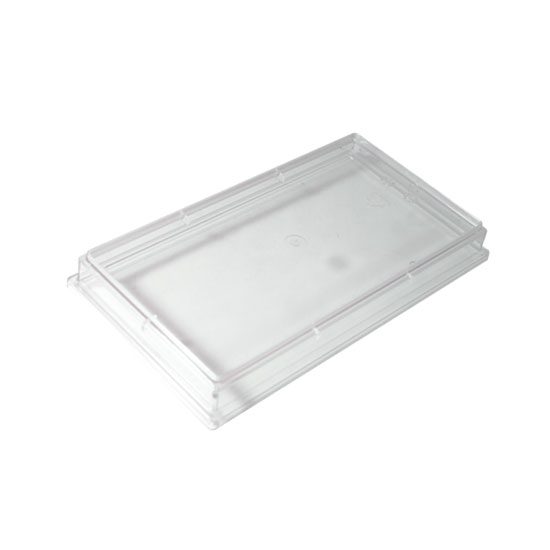 Rectangular Perforated Pan Separator, Transparent