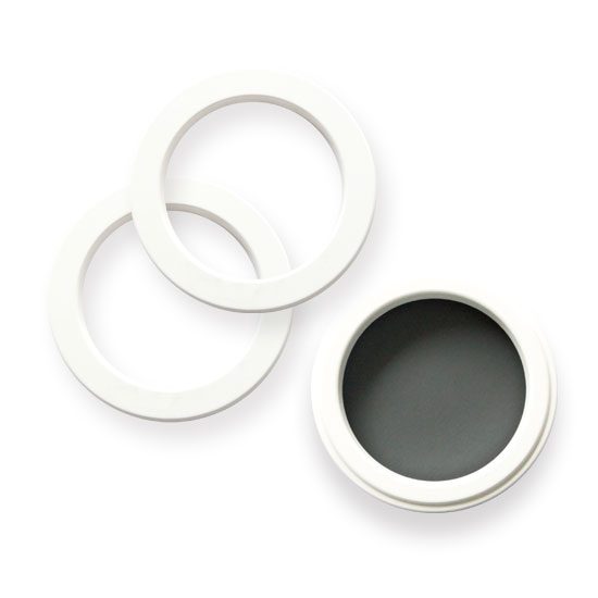 Deep Dish Pan Rings, White